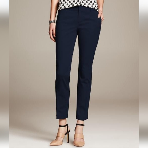 Banana Republic Factory Hampton Pants in Black Size 2 - Picture 1 of 10